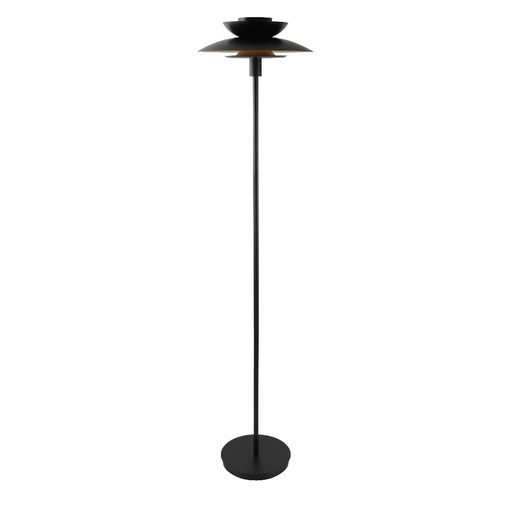 [SLX605025] Lampadaire Astrée en métal noir dorée multi-abat-jour Ø38