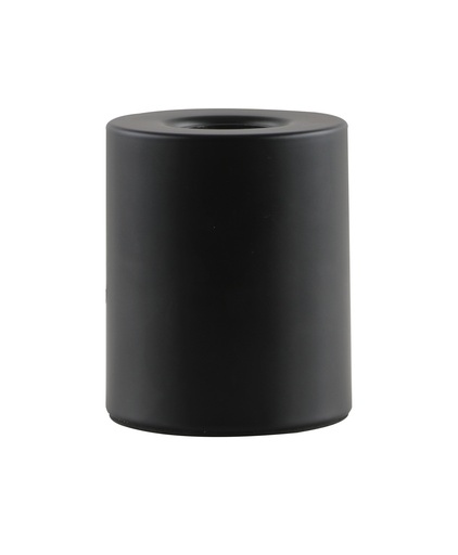 [SLX605044] Lampe à poser cylindre en métal noir mat