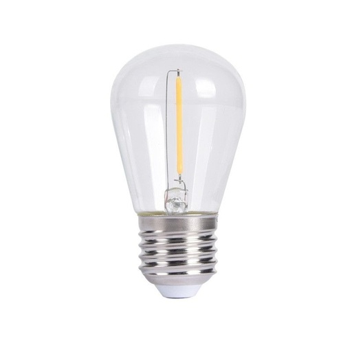 [SLX103014] Ampoule Led filament E27 S14 1W Lumière Jaune
