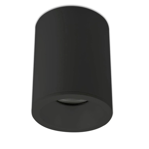 [SLXTS77B] Spot encastré GU10 10W rond noir étanche  Ø8.5