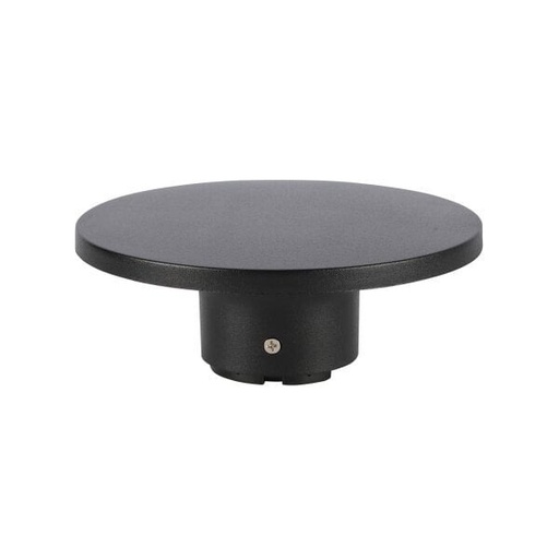 [SLXLBD446012B] Applique murale LED 12W rond en plastique noir étanche IP65 Lumière Jaune