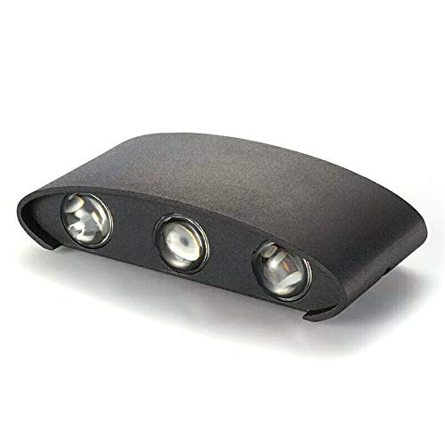 [SLXLBD4130A6B] Applique murale LED extérieure 6W noir étanche IP65