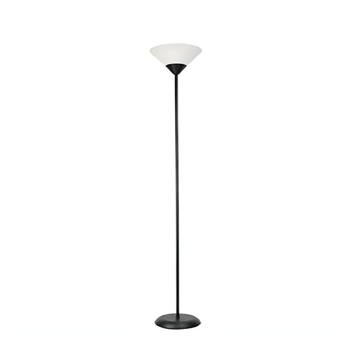 [SLX607086] Lampadaire Manade en métal noir avec vasque verre
