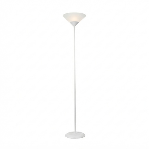 [SLX607087] Lampadaire Manade en métal blanc ,forme vasque