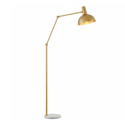 [SLX607090] Lampadaire Nordic industriel réglable en métal doré