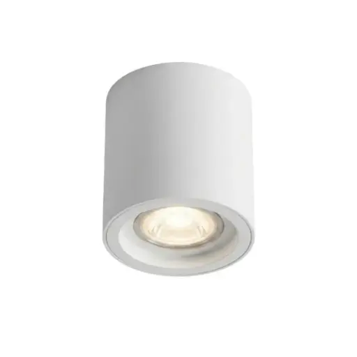 [SLX609011W] Plafonnier GU10 7W en plastique blanc étanche IP44