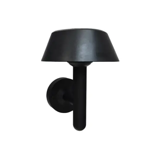 [SLX609018] Applique murale LED Michelle avec abat-jour en plastique noir IP65