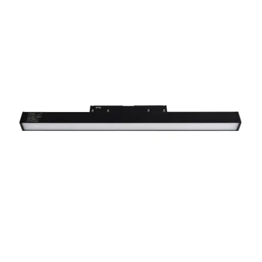 [SLX802011] Projecteur LED 12W sur Rail Magnétique 48V en aluminium noir L30