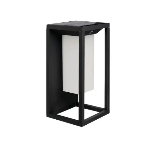 [SLXSL1903B] Applique d'extérieur solaire LED 5W en aluminium noir IP65