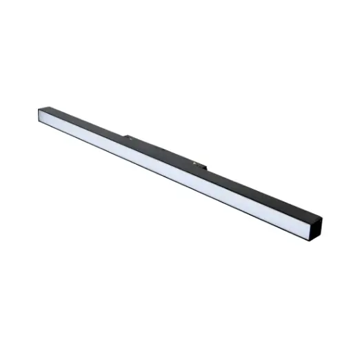 [SLX802012] Projecteur LED 24W sur Rail Magnétique en aluminium noir L60
