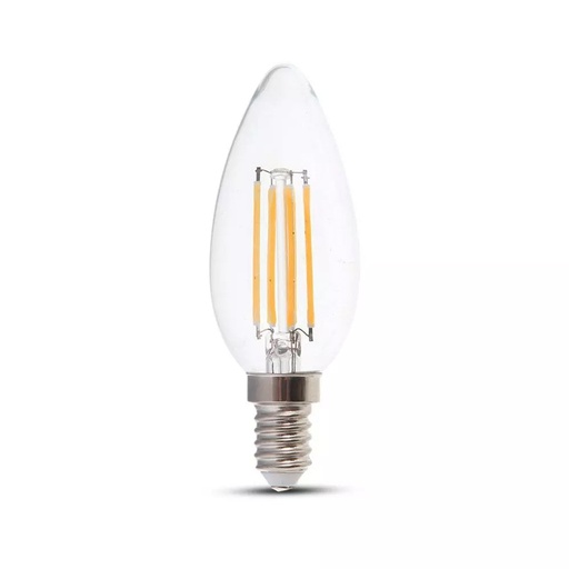 [VTA4301] Ampoule Led Filament bougie E14 4W Lumière jaune