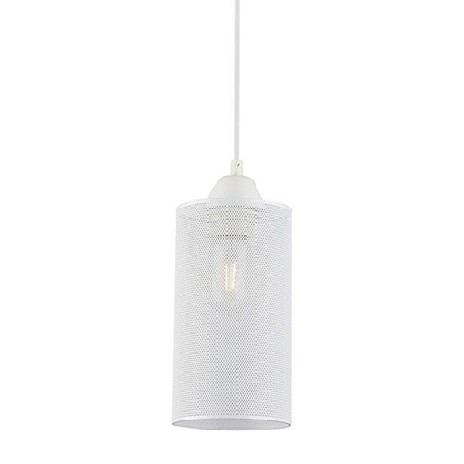 [VTA3829] Suspension Canopy avec auvent en métal blanc mat