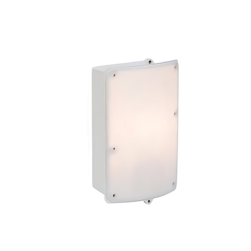 [BRI9626105] Applique murale en plastique blanc étanche IP44
