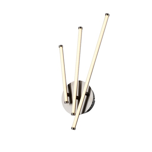 [BAOGA101] Applique LED 12W Simo métal nickel satiné Lumière Jaune