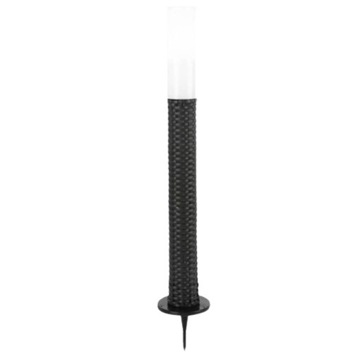 [GLO31692] Borne de jardin Jerez en rotin noir et plastique étanche