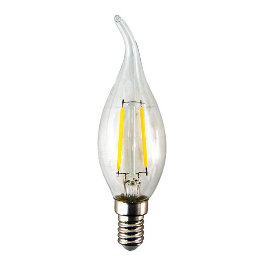 [ECOL42] Ampoule LED Filament flamme E14 4W Lumière Jaune