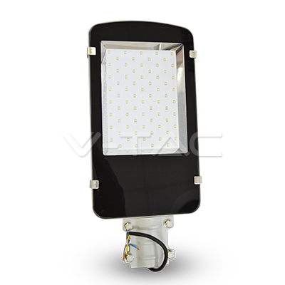 [VTA5476] Lampadaire LED 50W en aluminium gris étanche IP65 Lumière Blanche Froide