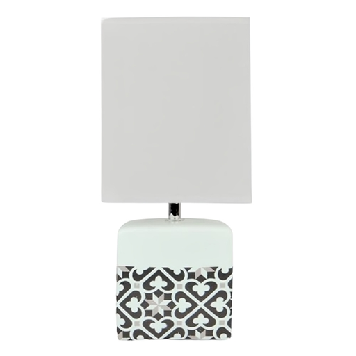 [GLOGC100] Lampe à poser Cadeau en céramique blanc