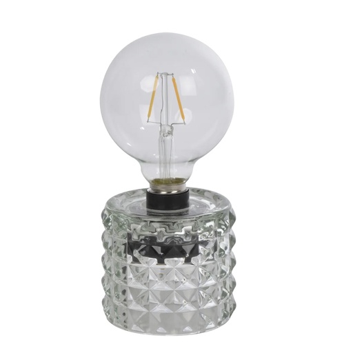 [COR755537] Lampe à poser Wendy en verre fumé
