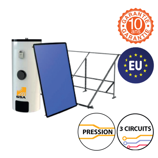 [3403200] Chauffe-eau Thermosol Pro 3 circuits forcé 200L