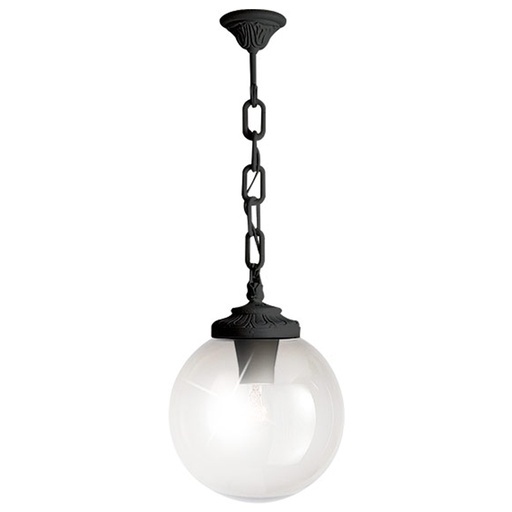 [FUMG25120000AXE27] Suspension Globe 250 Sichem en résine noir antichoc étanche