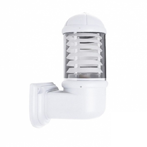 [FUMD15505000WXE27FRA] Applique murale Mirella en résine blanc antichoc étanche