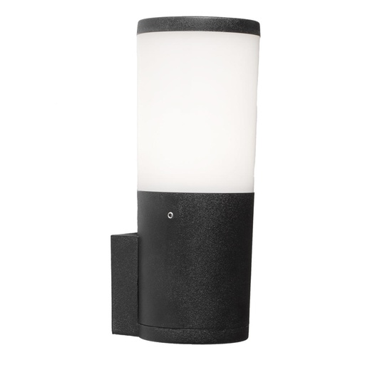 [FUMDR2570000AYF1R] AMELIA WALL - Applique murale en résine noir antichoc étanche IP55
