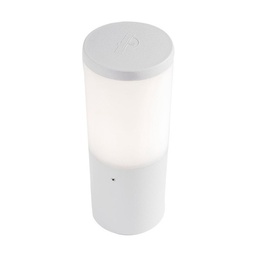 [FUMDR2573000WYF1R] AMELIA 250 - Borne de jardin en résine antichoc blanc étanche IP55