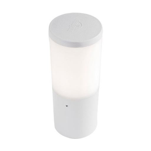 [FUMDR2573000WYF1R] Borne de jardin Amelia-250 en résine antichoc blanc étanche