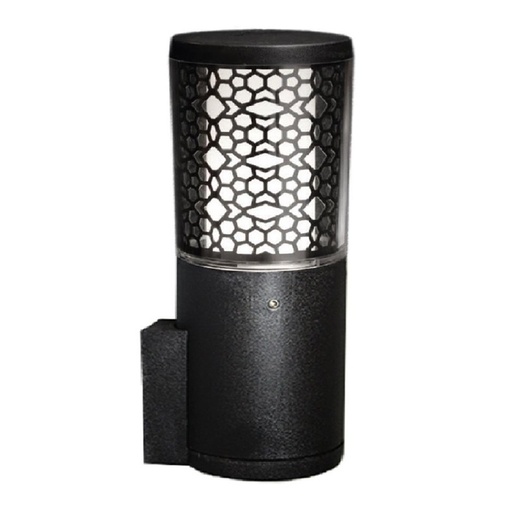 [FUMDR3570000AXU1K] Applique murale Carlo Deco Wall en résine noir antichoc étanche