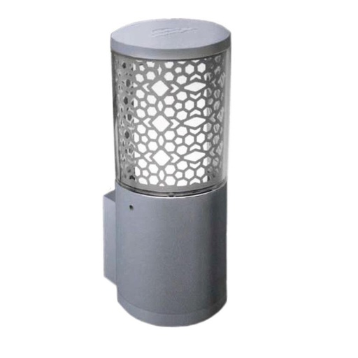 [FUMDR3570000LXU1K] Applique murale Carlo Deco Wall en résine gris antichoc étanche IP55