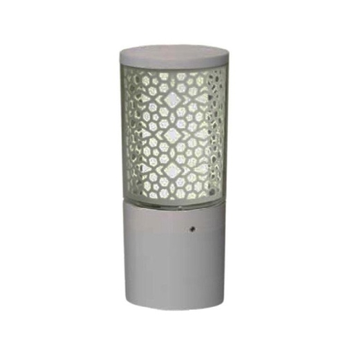 [FUMDR3573000LXU1K] Borne de jardin Carlo Deco Spike en résine gris antichoc étanche