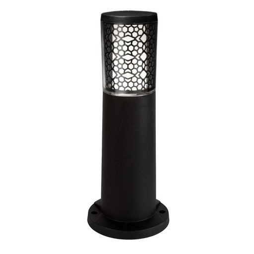 [FUMDR3574000AXU1K] Borne de jardin Carlo Deco 400 en résine noir antichoc étanche