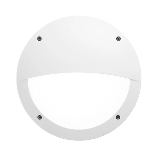 [FUM2R3000000WYE27] Hublot rond en résine blanc Lucia antichoc étanche IP66