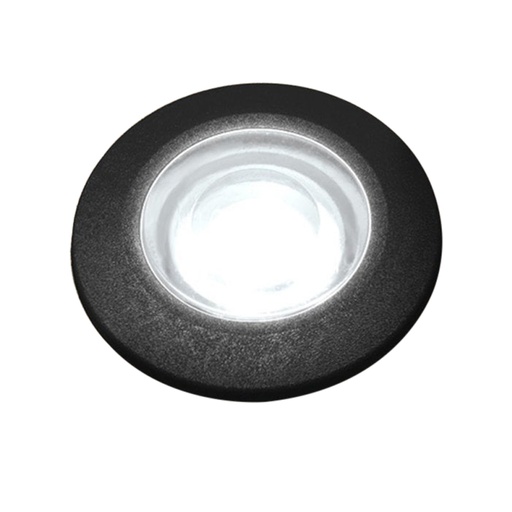 [FUM1L0000000AXZ1R] Encastré sol & mur Aldo en résine antichoc noir étanche IP67