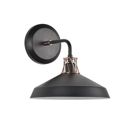 [COR749352] Applique murale Marty en métal noir ,cuivre