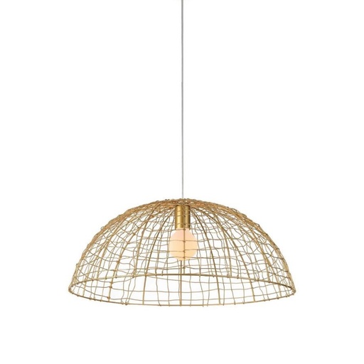 [MACLA200] Suspension Sambo en métal doré antique Ø50