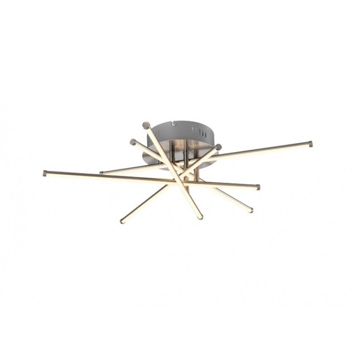 [BAOGA103] Plafonnier led 28W Simo en métal nickel satiné