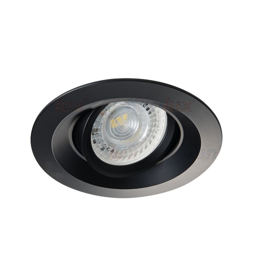 [KAN26743] Spot encastré COLIE DTO-B -alliage en aluminium noir mat Ø9,9