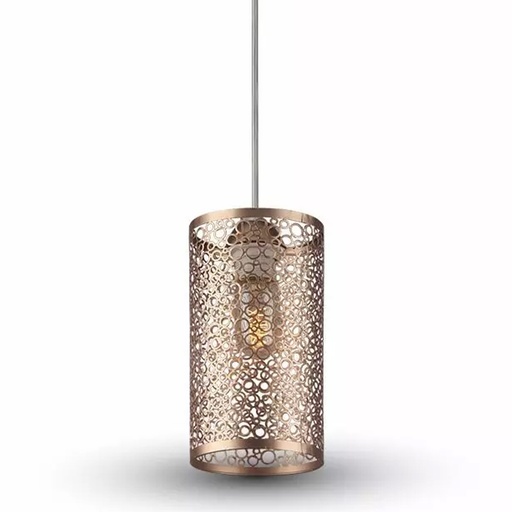 [VTA3824] Suspension Canopy avec auvent en métal champagne doré